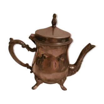 Old metal teapot