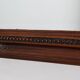 Miroir ancien français à facettes en bois sculpté, vers 1850