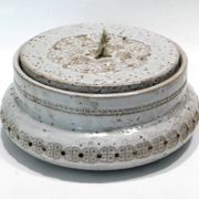 Rare boîte ou bonbonnière en céramique par Aldo Londi pour Bitossi 1960.