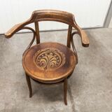 Baumann office chair 1914 curved wood