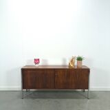 Enfilade en palissandre plus fin avec chromen poten, vintage kast