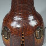 Large resin table lamp from the Accolay workshops, 70s