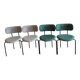 Chaises Gubi Coco Dining – entièrement rembourrées – lot de 4