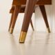 Scandinavian free standing teak wall unit, Norway 1960s.