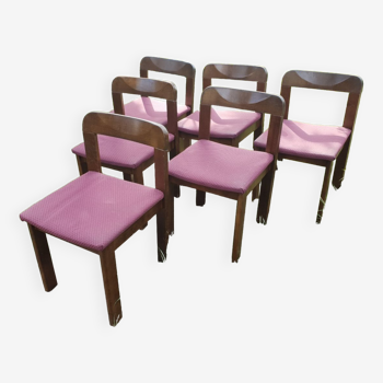 Series of 6 chairs 1970