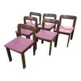 Series of 6 chairs 1970