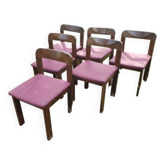 Série de 6 chaises 1970