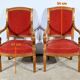 Pair of Cherry Wood Armchairs, Louis Philippe Period – 1st Part 19th