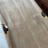 Old vintage military camp bed