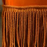 Fauteuil crapaud orange