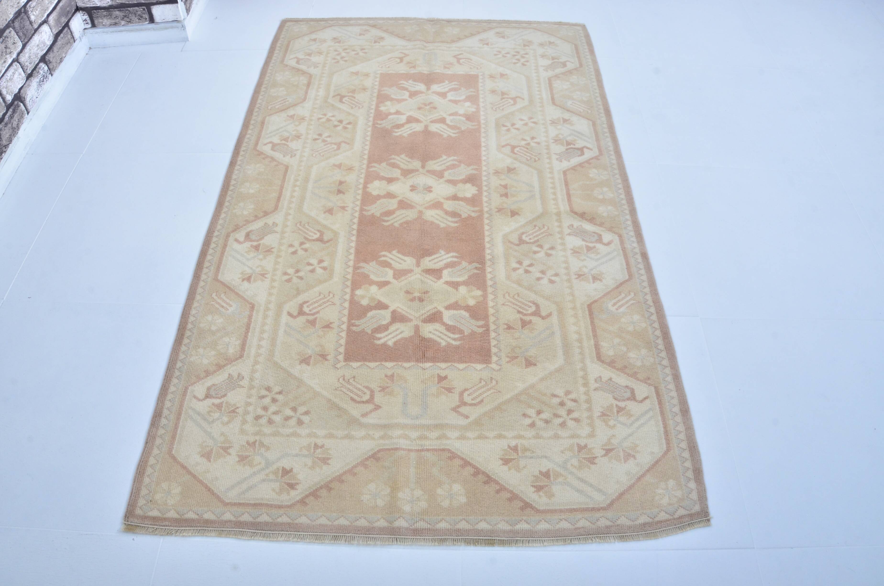 Turkish Oushak handmade rug sku 3561