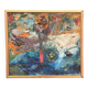 Original Swedish Oil on Panel – “Abstract Composition” by Ulf Eriksson