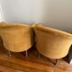 Paire de fauteuils crapauds