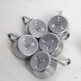 Set of 5 Letang Remy espresso cups, 1980s