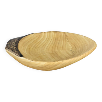 Grandjean Jourdon ceramic wood effect dish