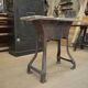 Industrial Console Fonte 1930 blue stone tray