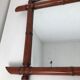 Vintage bamboo mirror