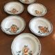Lot of porcelain plates Digoin from sarreguemines series Odile
