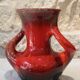 Saint-Paul-de-Vence red flamed earthenware vase circa 1970