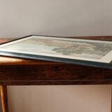 Orientalist watercolor, animated landscape, Mediterranean port