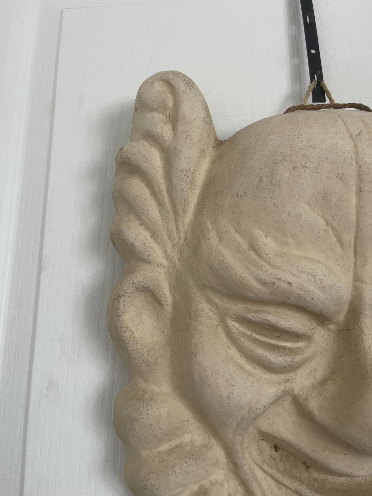 Ancient Rare Head Face Mascaron Satyr Mask Pottery Bavent France Clay