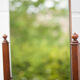 Psyche wood, mirror on wooden foot