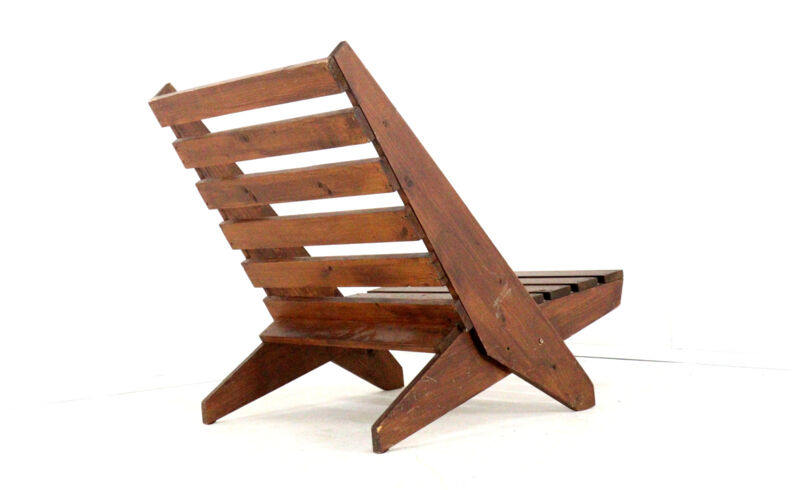 1950s folding lounge chair
