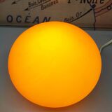 Lampe boule orange phleps habitat