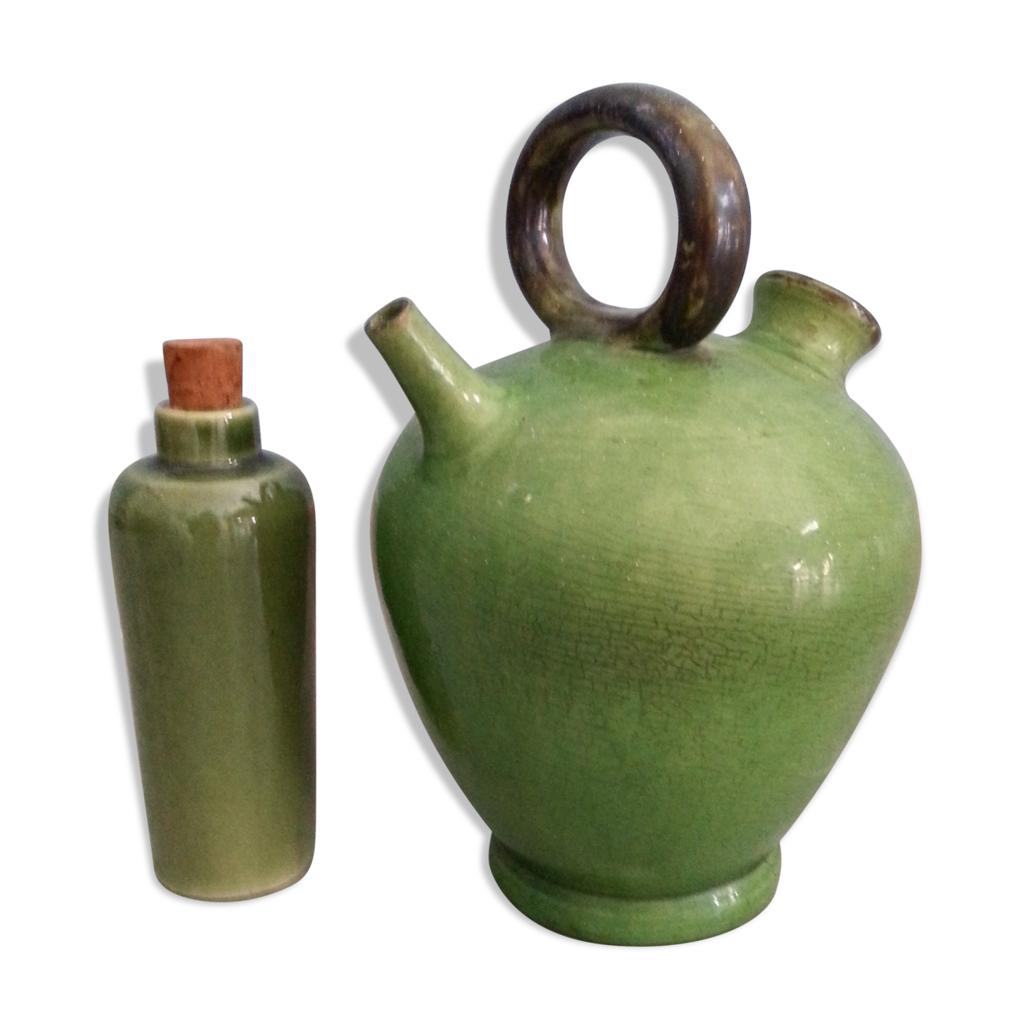 Batch bottle, jug stoneware vintage