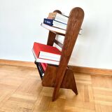 Handheld/carry-on bookcase, design A. Bocek for Krasna Jizba, Czechoslovakia, 1949