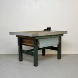 Old solid wood workbench 40/50
