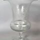 Médicis vase in blown and engraved glass