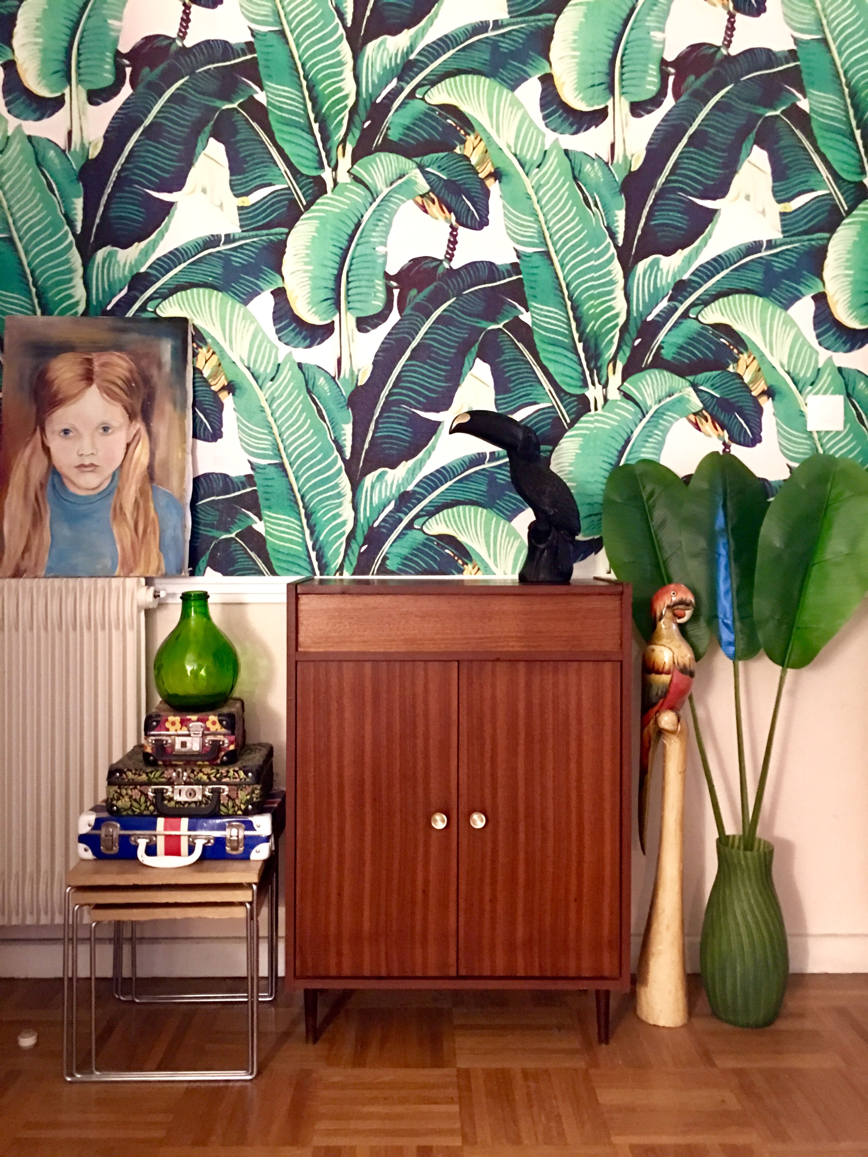 Vintage shoe cabinet