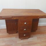 Accounting office teak massive 30s