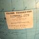 Globe Earth Vindrinet vintage marble glass 1940 - 36 cm
