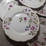 Vintage floral dessert plates