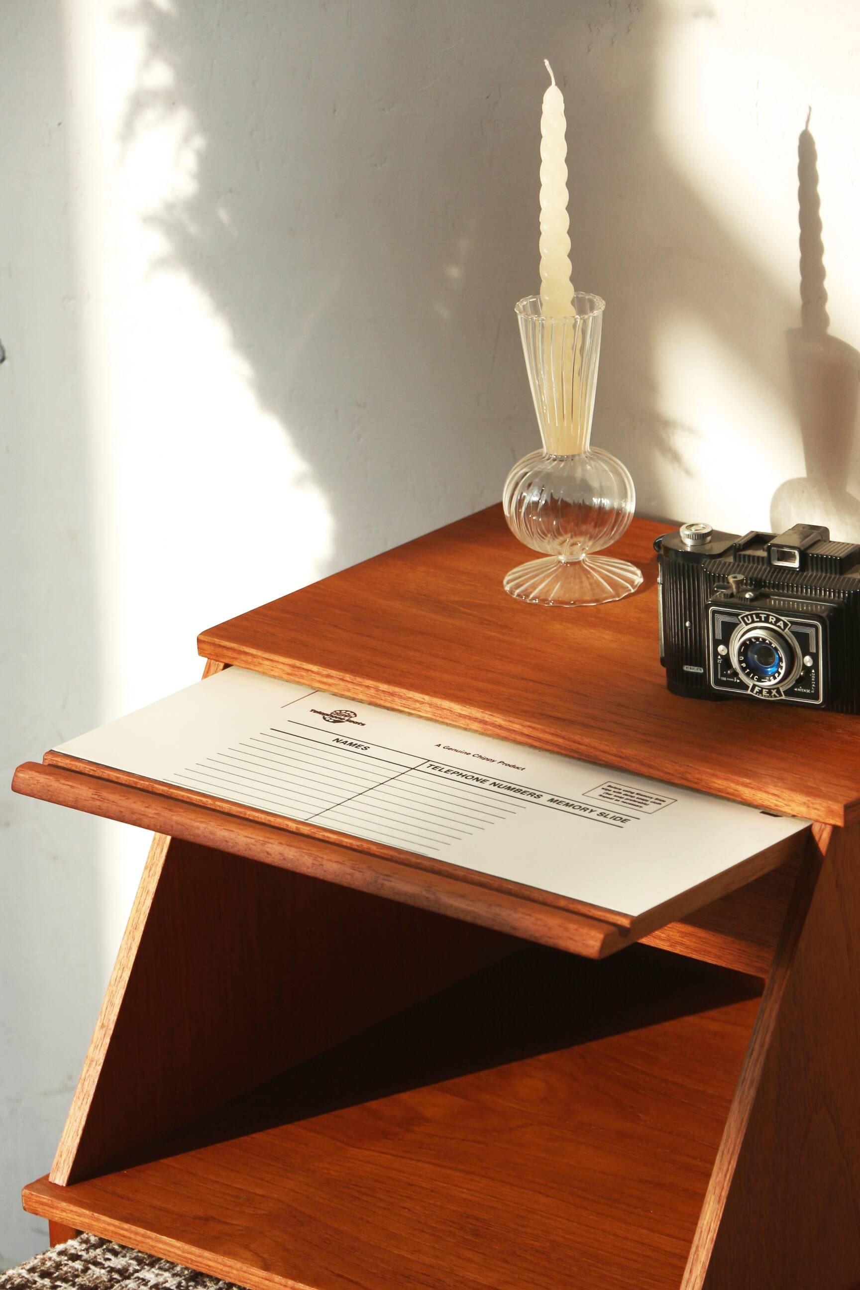 Vintage seat - old telephone cabinet - chippy seats