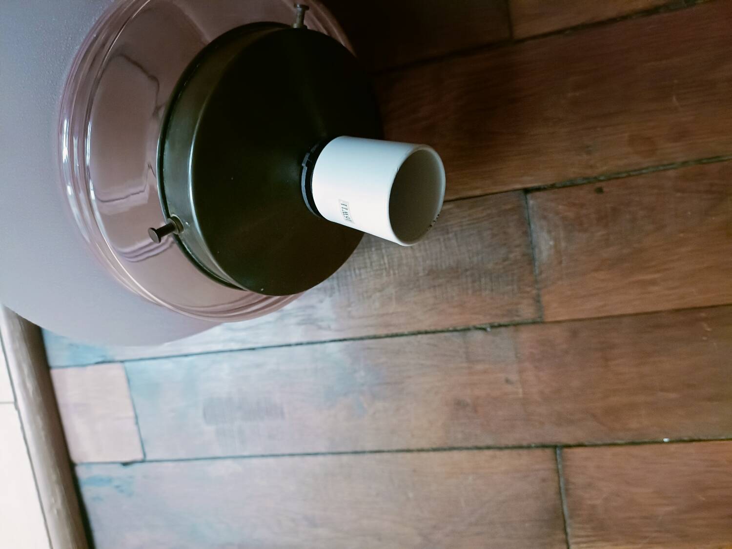 Chandelier, frosted glass ceiling light