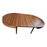 Scandinavian teak table with double butterfly extension 2 m by 1 m 20
