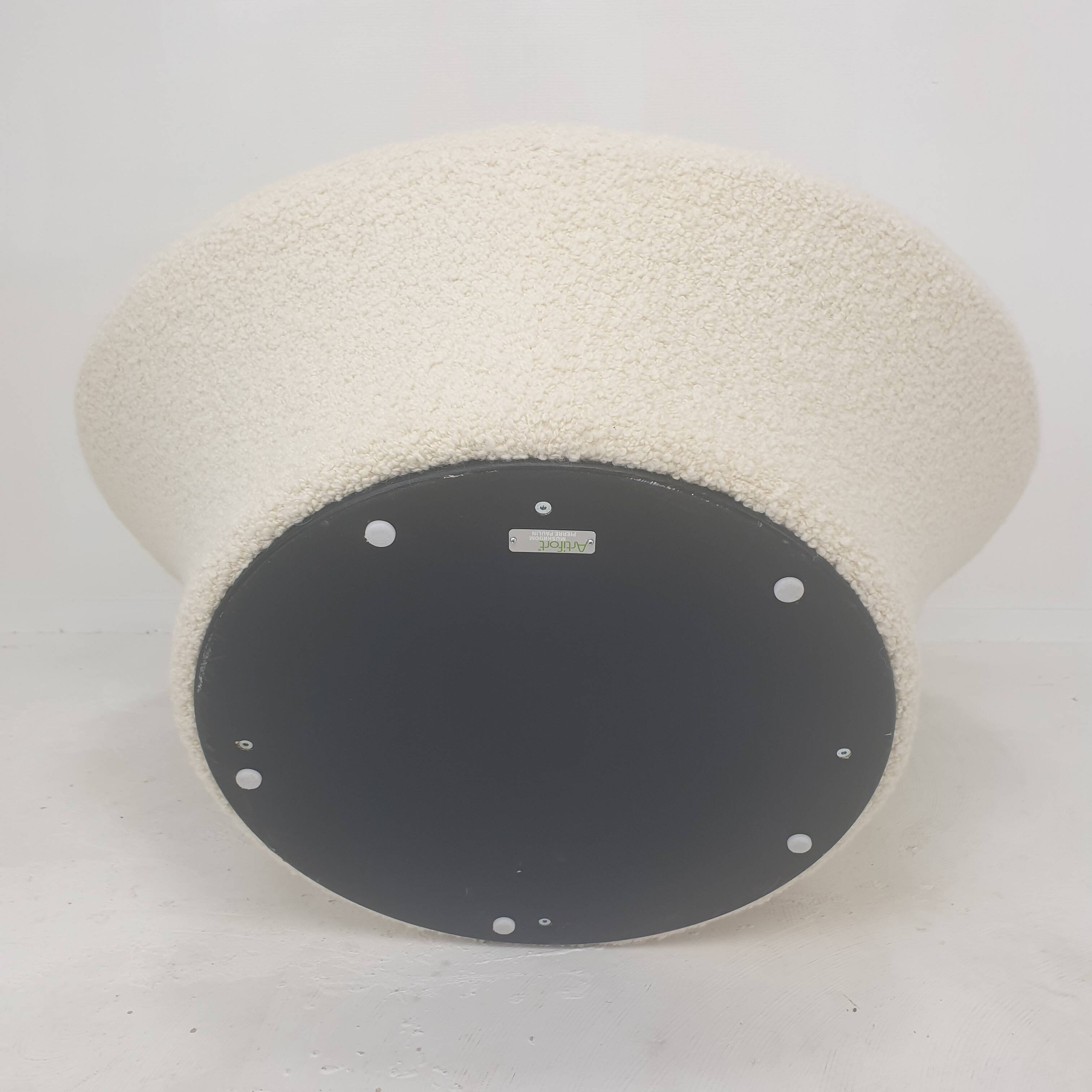 "Big Mushroom" Armchair and Pouf by Pierre Paulin for Artifort