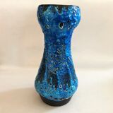 Vintage Seafoam Blue Artisan Vase