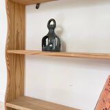 Shelf 3 vintage raw wood shelves