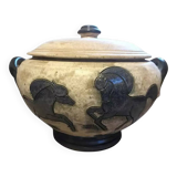 Art Deco soup tureen signed Guérin