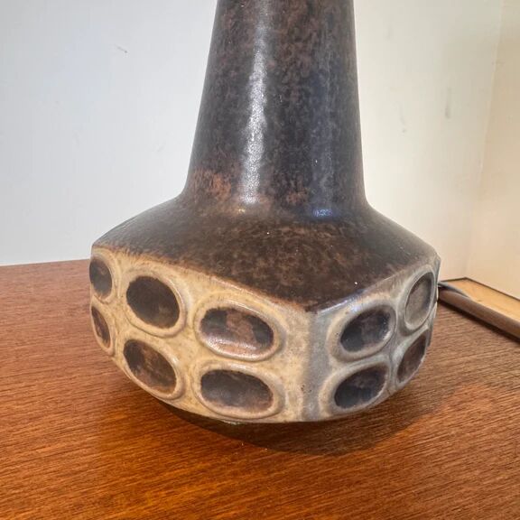 Ceramic table lamp West Germany, 1970s