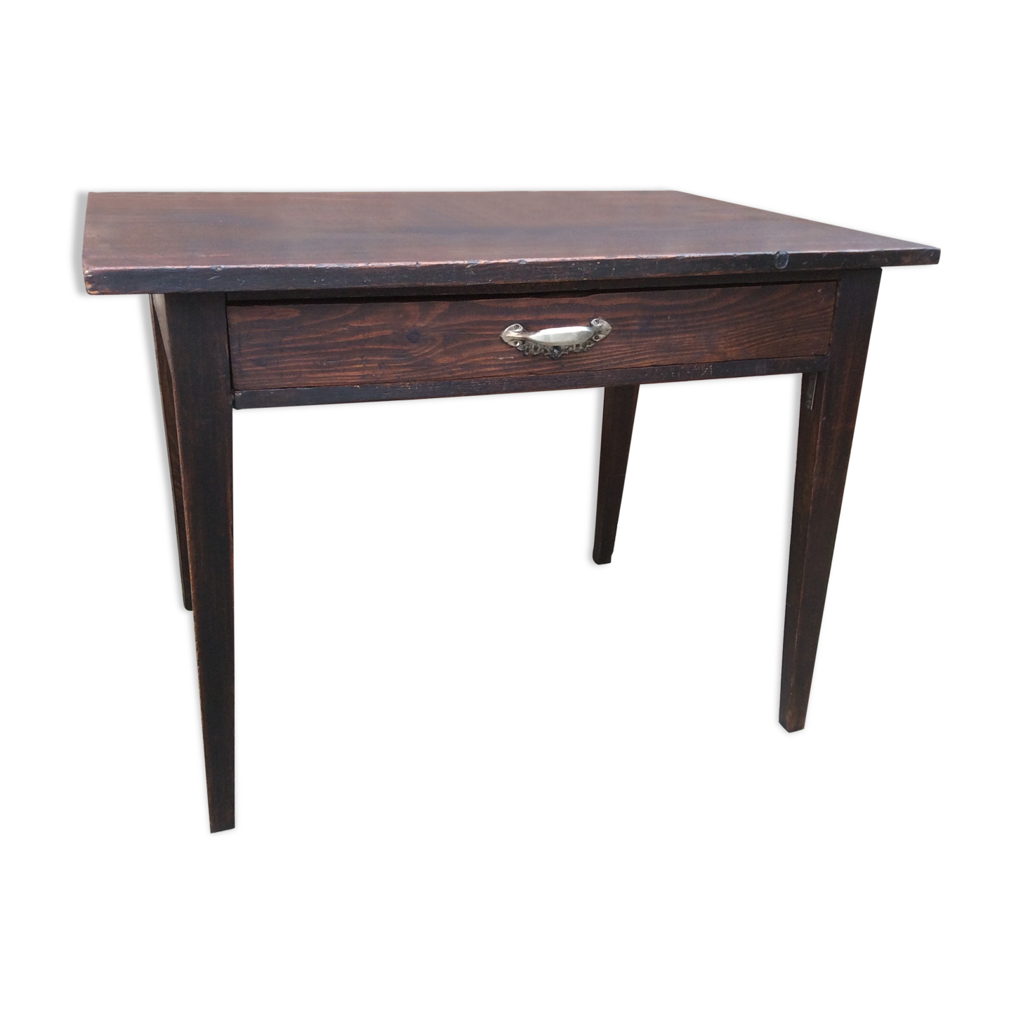 small vintage farm table 1900