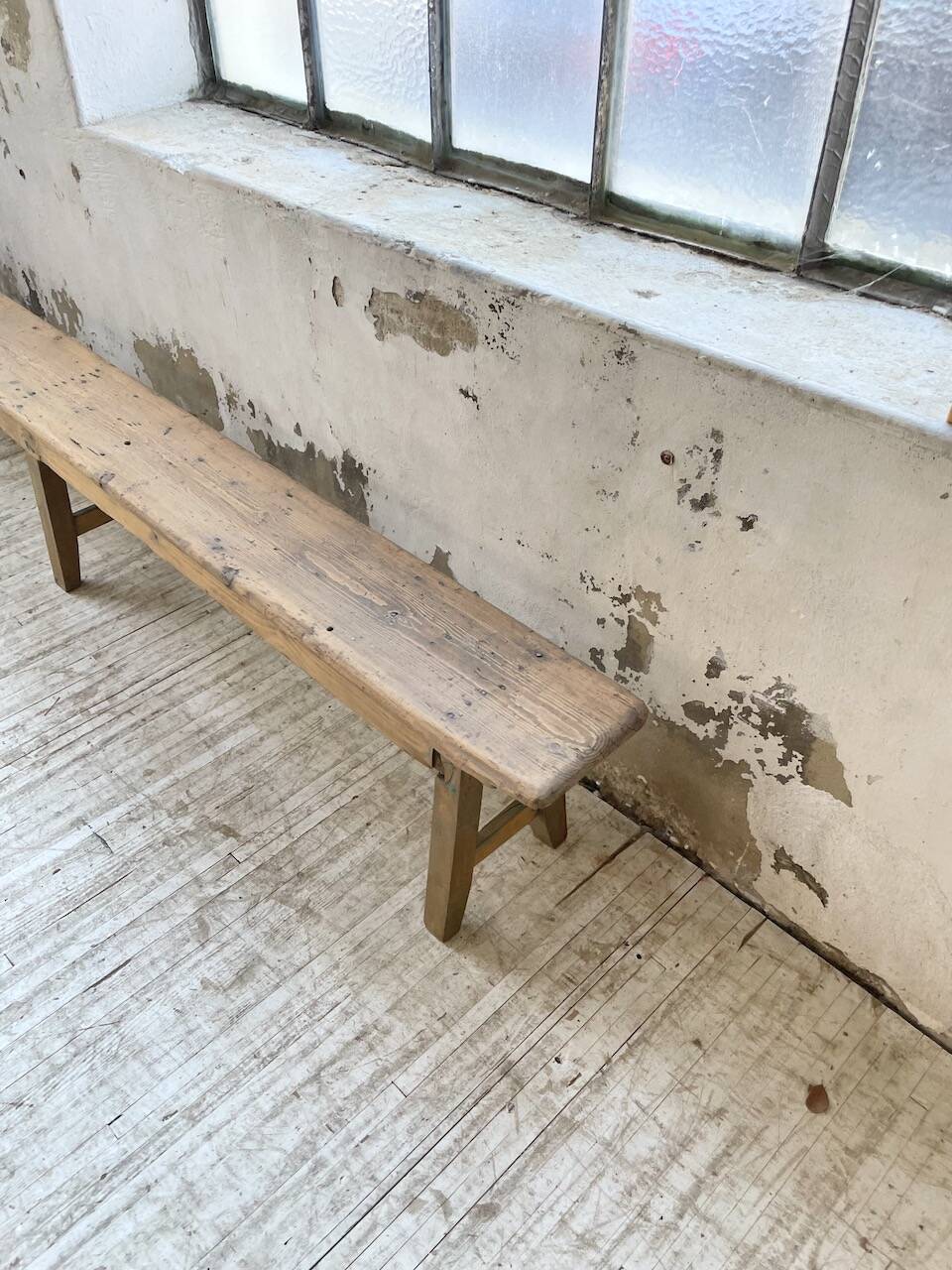 XL pine and oak bench 280 cm