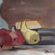 Toile acrylique nature morte - signée