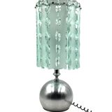 Lampe de table en verre moulé, Italie vers 1970