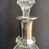Large decanter - Louis Philippe - Strong crystal and silver