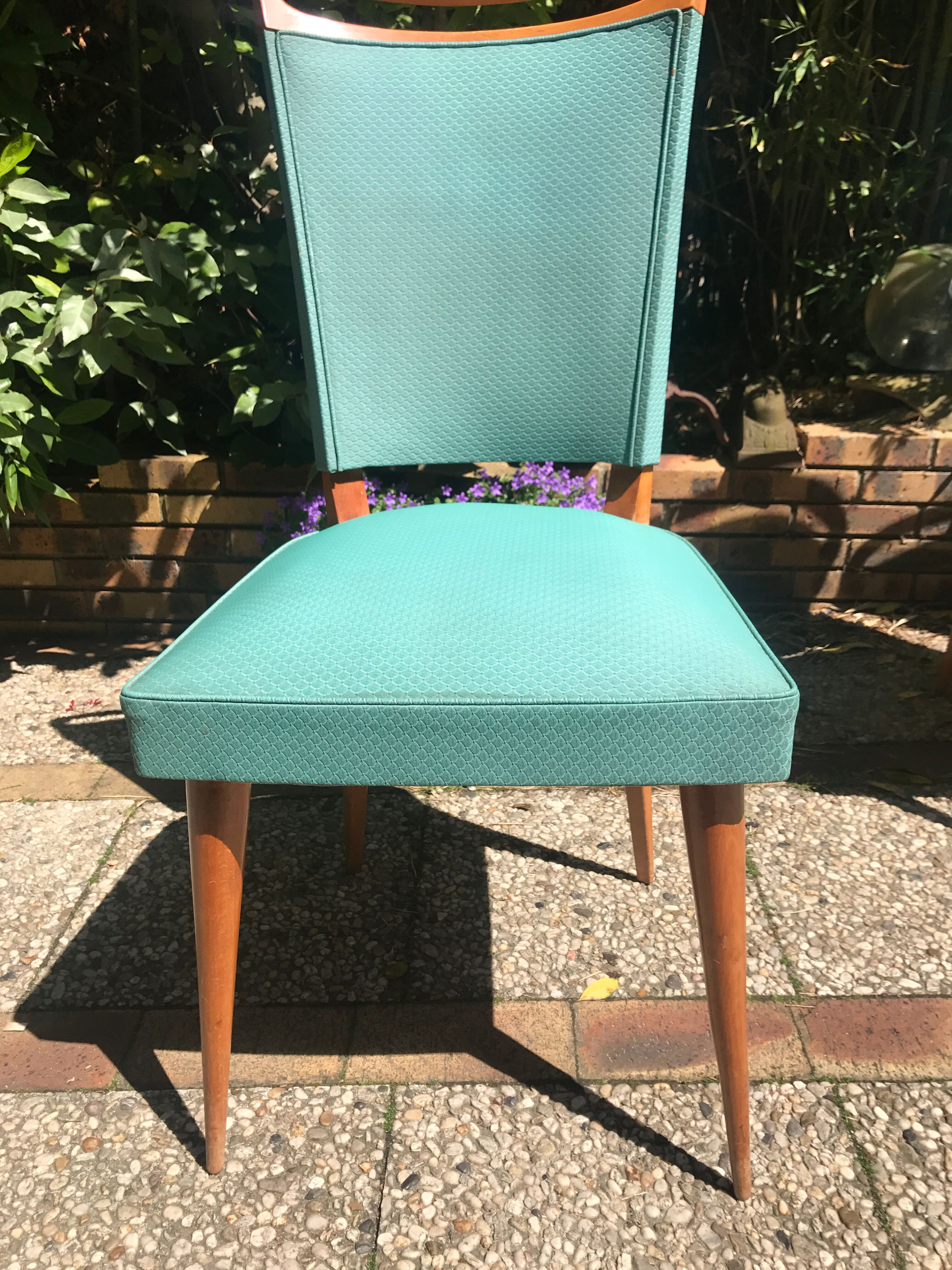 Series of six vintage chairs